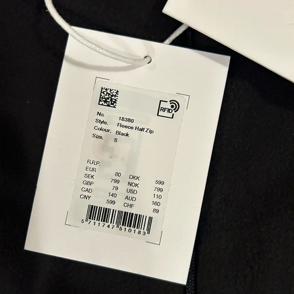 Rains Half Slip Unisex Fleece Size: Small NWT - Picture 10 of 10